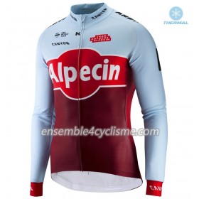 Maillot Cyclisme 2018 Team Katusha Alpecin Hiver Thermal Fleece N001